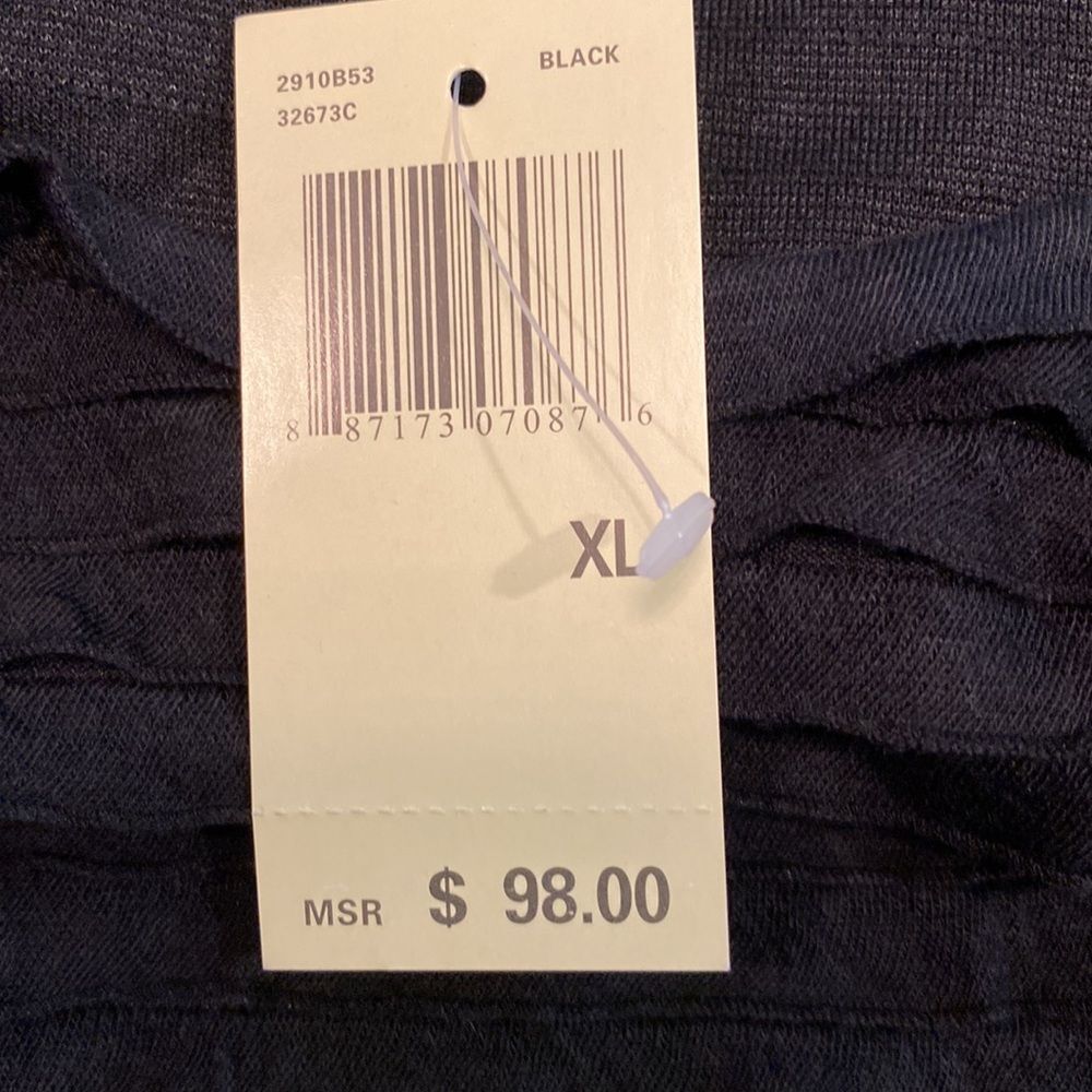 NWT!! Max Studio Black Midi 3/4 Sleeve Midi Dress - Picture 10 of 12
